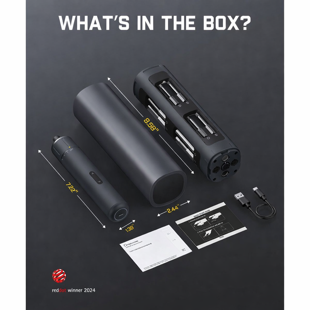 MINI ELECTRIC PRECISION SCREWDRIVER KIT